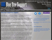 Tablet Screenshot of blueboxsupport.com